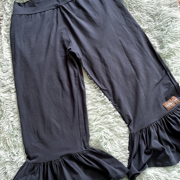 Matilda Jane Pants - MATILDA JANE Moonlit Ocean Blue Ruffles, Size XL, GUC.